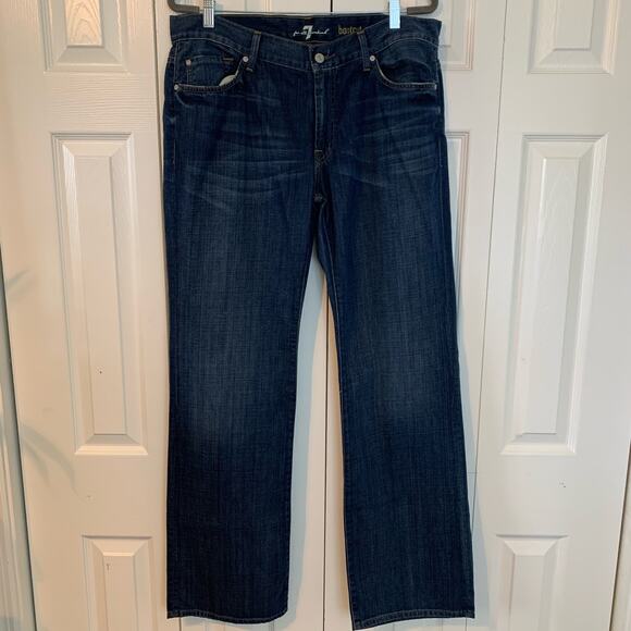 7 For All Mankind Boot Cut Jeans Size 36 - Picture 1 of 10
